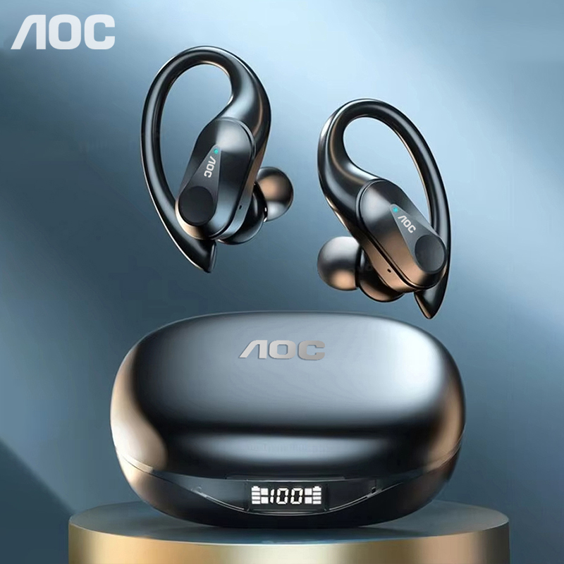Usb C Earphone - Bezprzewodowe słuchawki sportowe Choice AOC Bluetooth