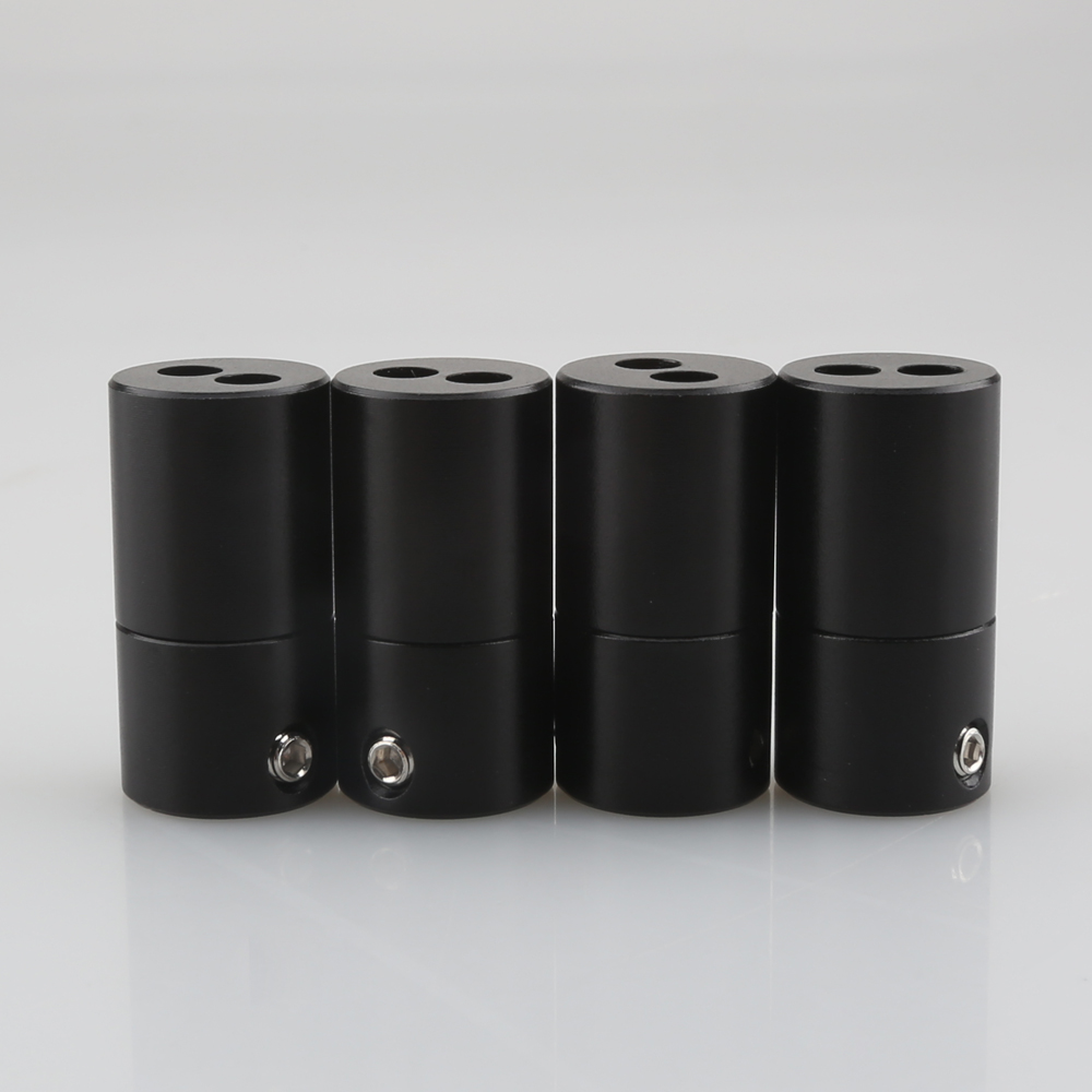 Audio Splitter Y - 4 szt. Aluminiowe osłonki rozdzielacza kabli