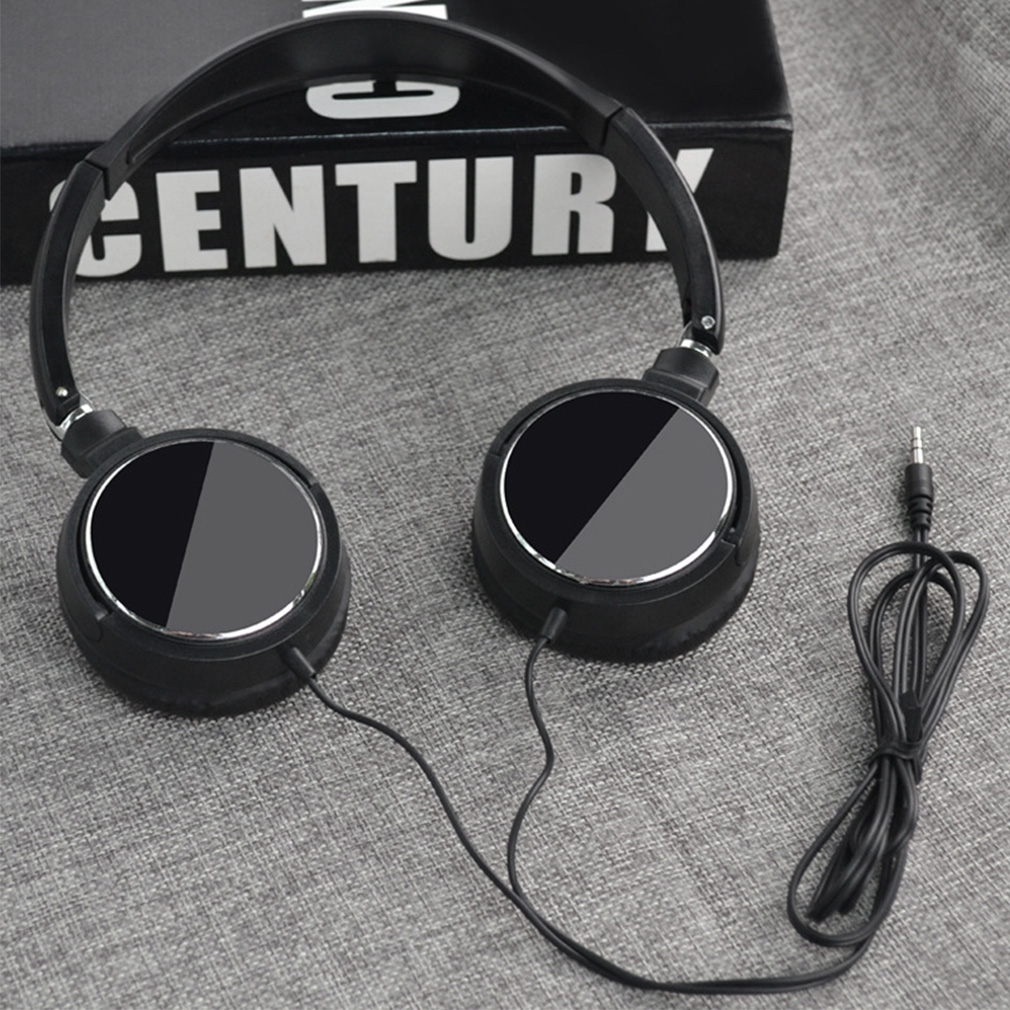 Audiophile Headphone Wired - Składane słuchawki sportowe przewodowe z redukcją