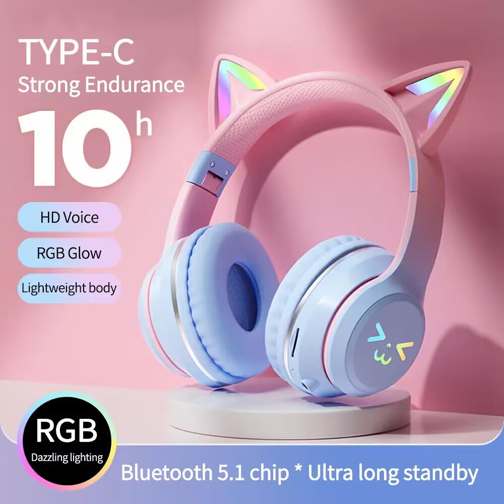 Słuchawki RGB Glow Bezprzewodo – Gaming Headset Rgb recenzja i cena